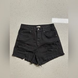 Billabong Ultra High Rise Mom Short Black Size 27